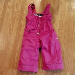 2T hot pink snowpants